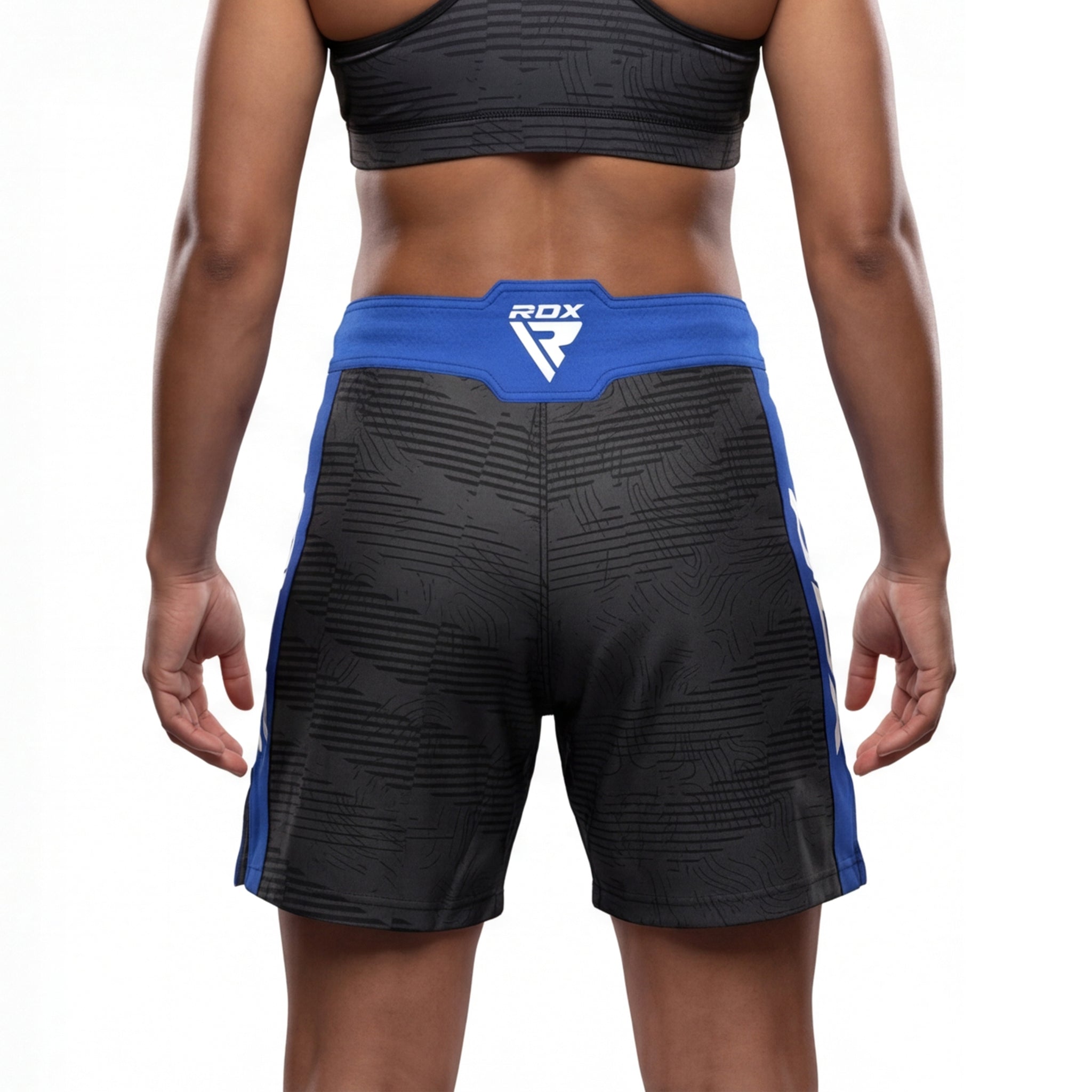BRAVE RDX Women Fighter Walkout Shorts Blue