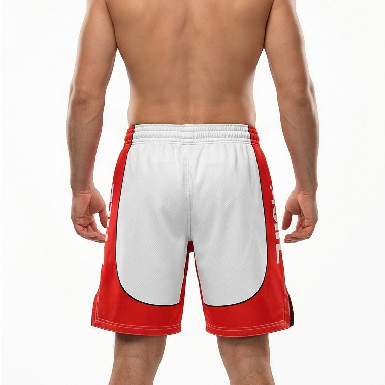 BRAVE Green Hill  Fighter walkout short White
