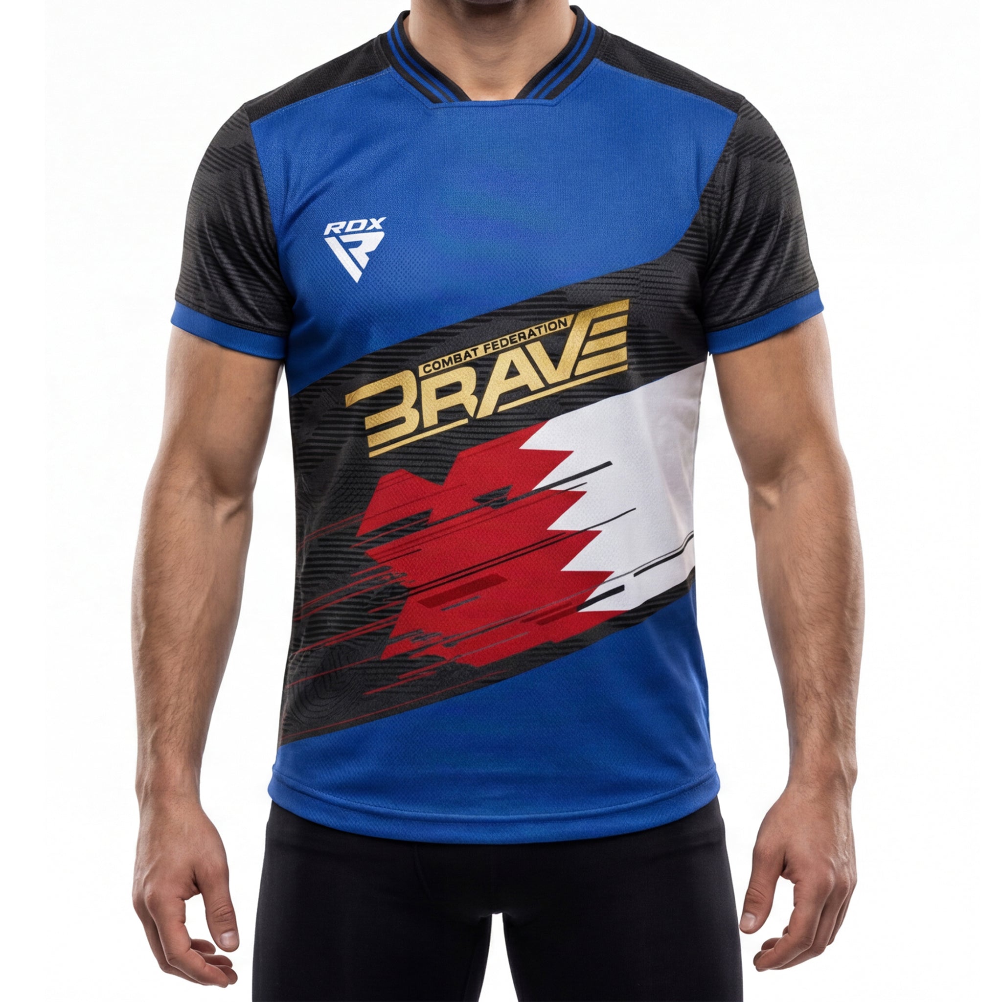 BRAVE RDX Fighter walkout Blue T-shirt