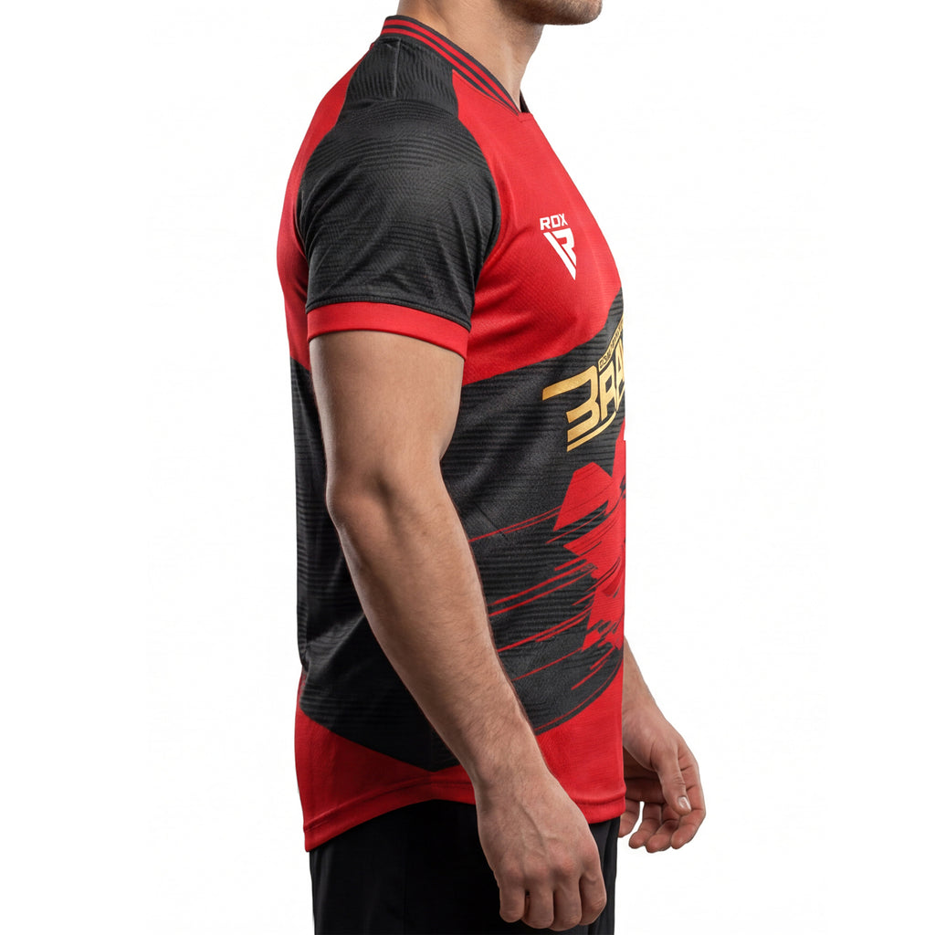 BRAVE RDX Fighter walkout Red T-shirt
