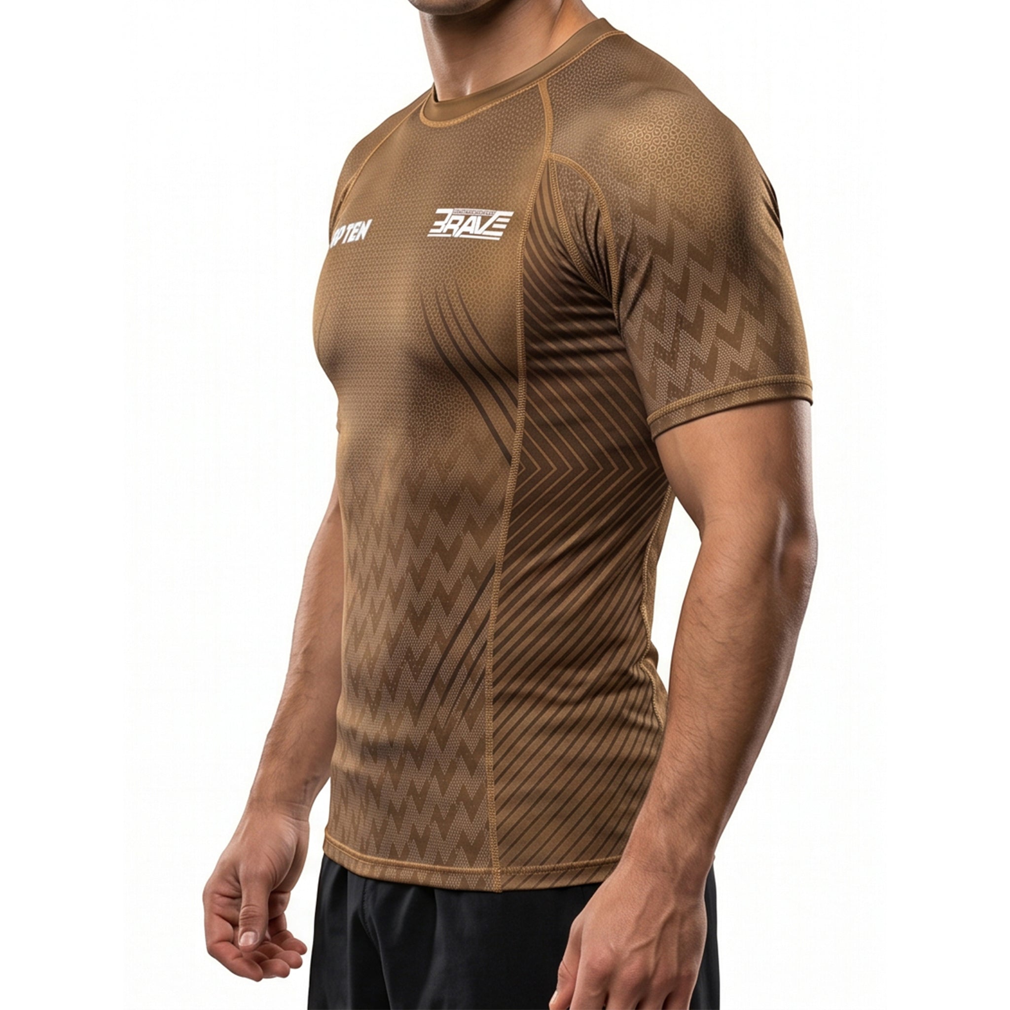 BRAVE TopTen Fighter walkout Gold T-shirt