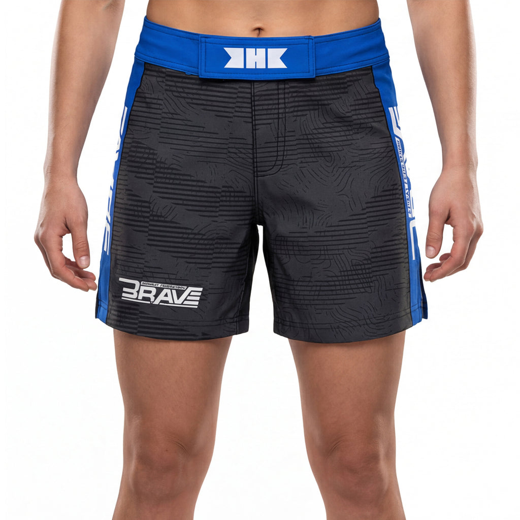 BRAVE RDX Women Fighter Walkout Shorts Blue