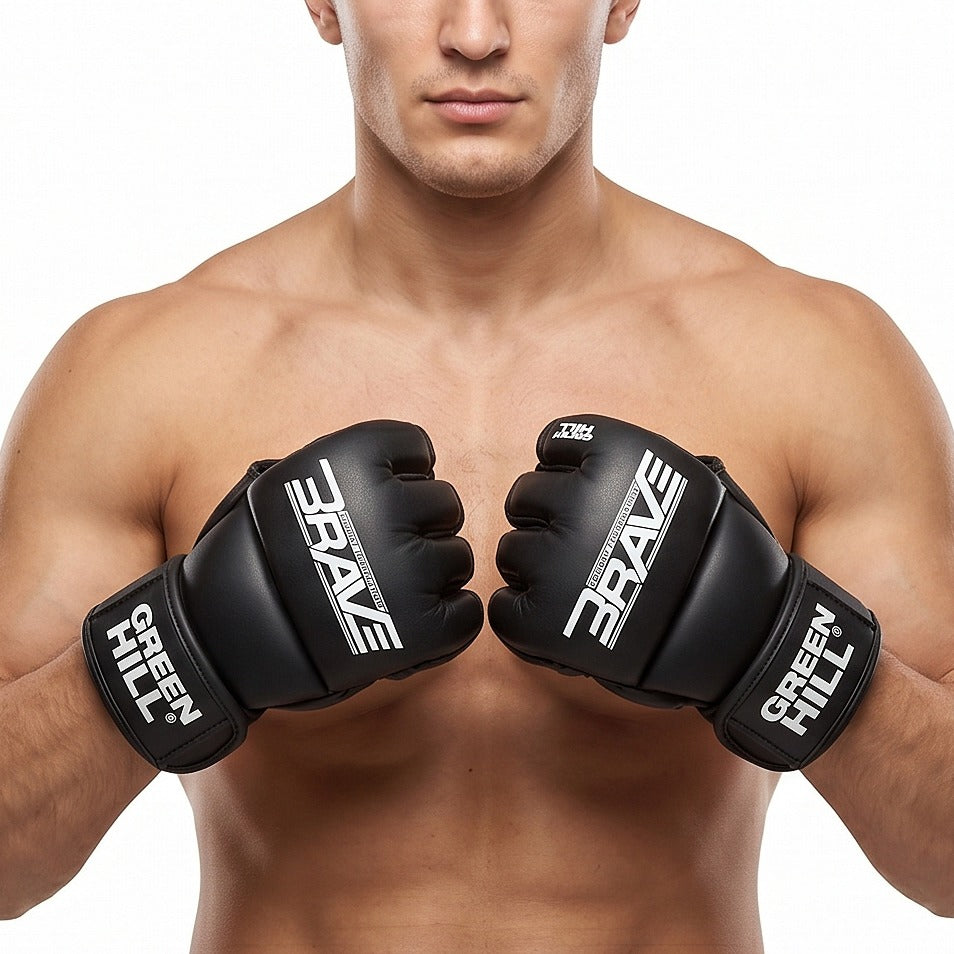 BRAVE GreenHill Professional MMA Gloves