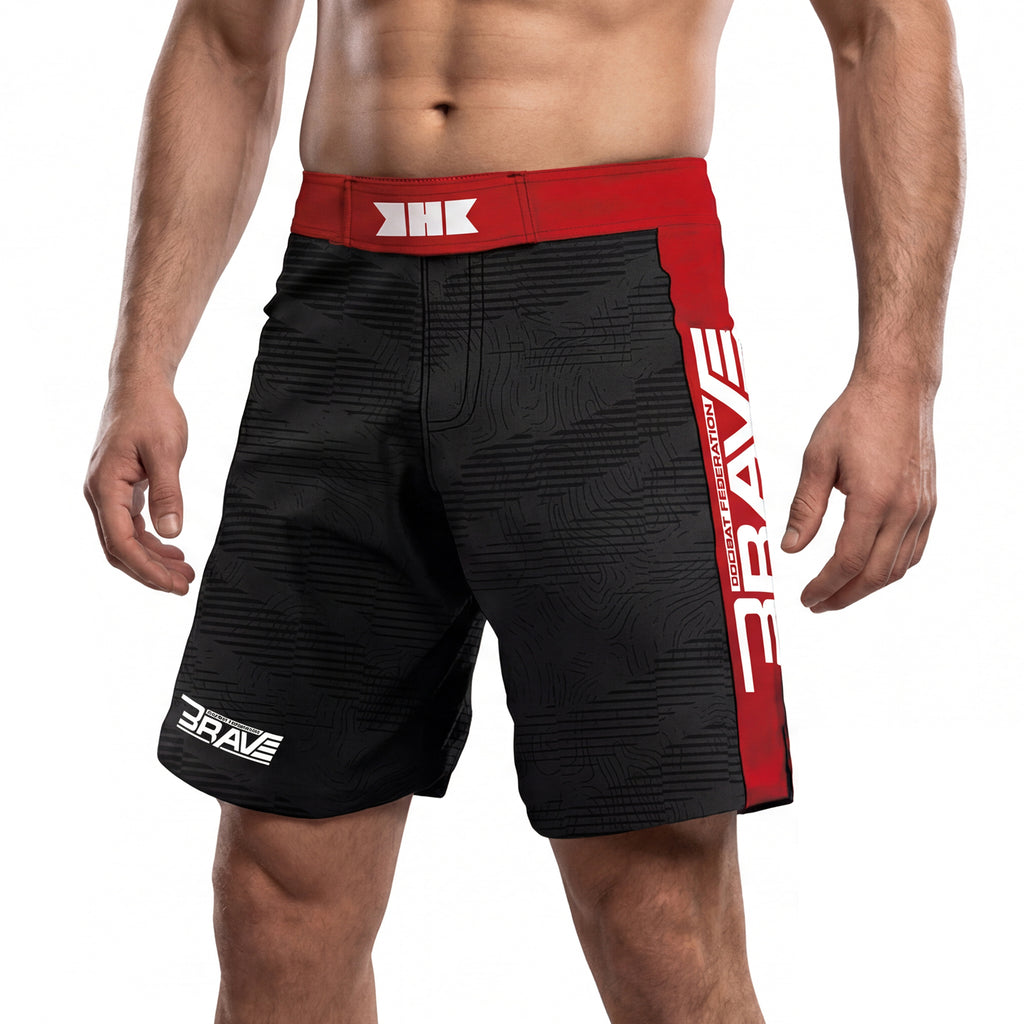 BRAVE RDX Fighter Walkout Short Red