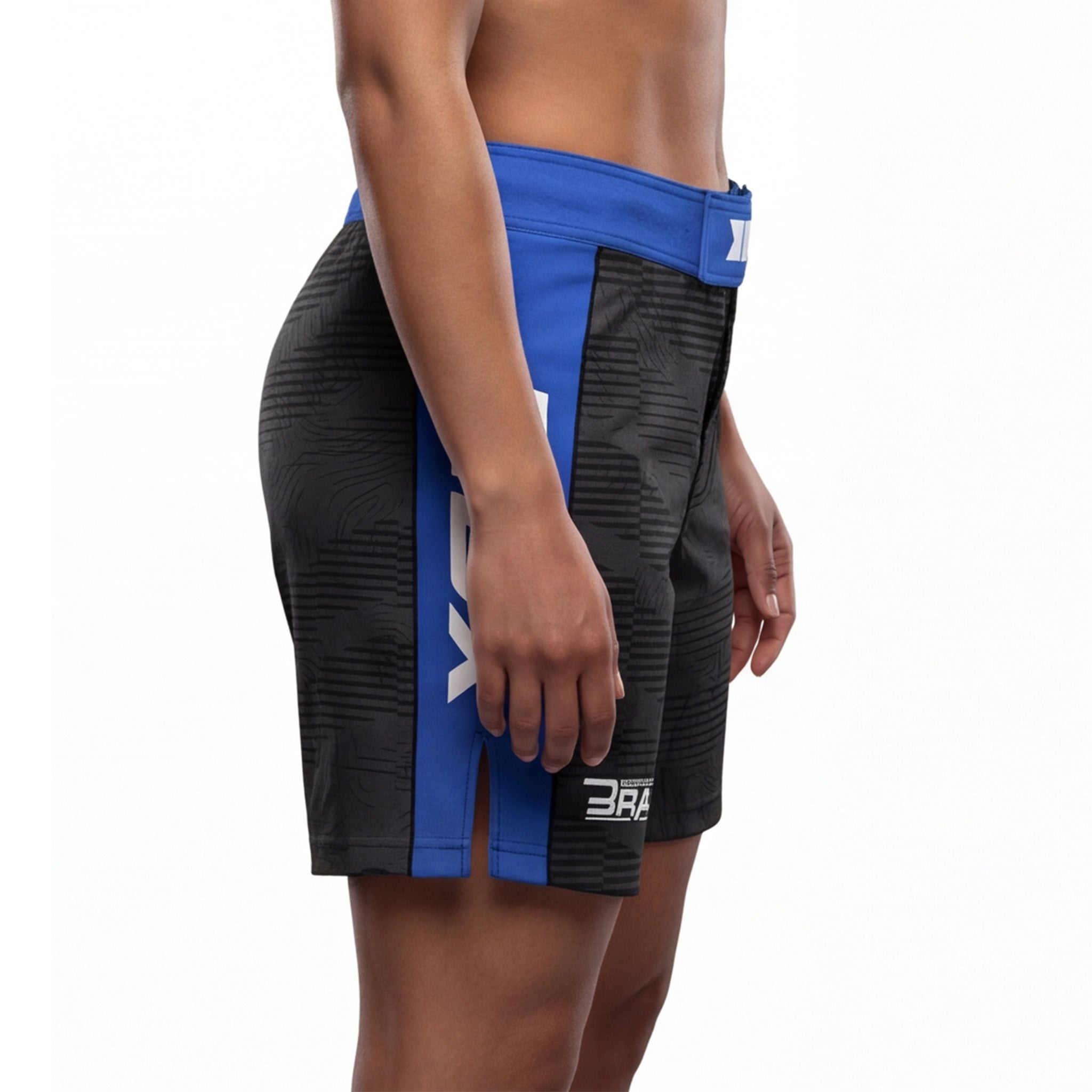 BRAVE RDX Women Fighter Walkout Shorts Blue