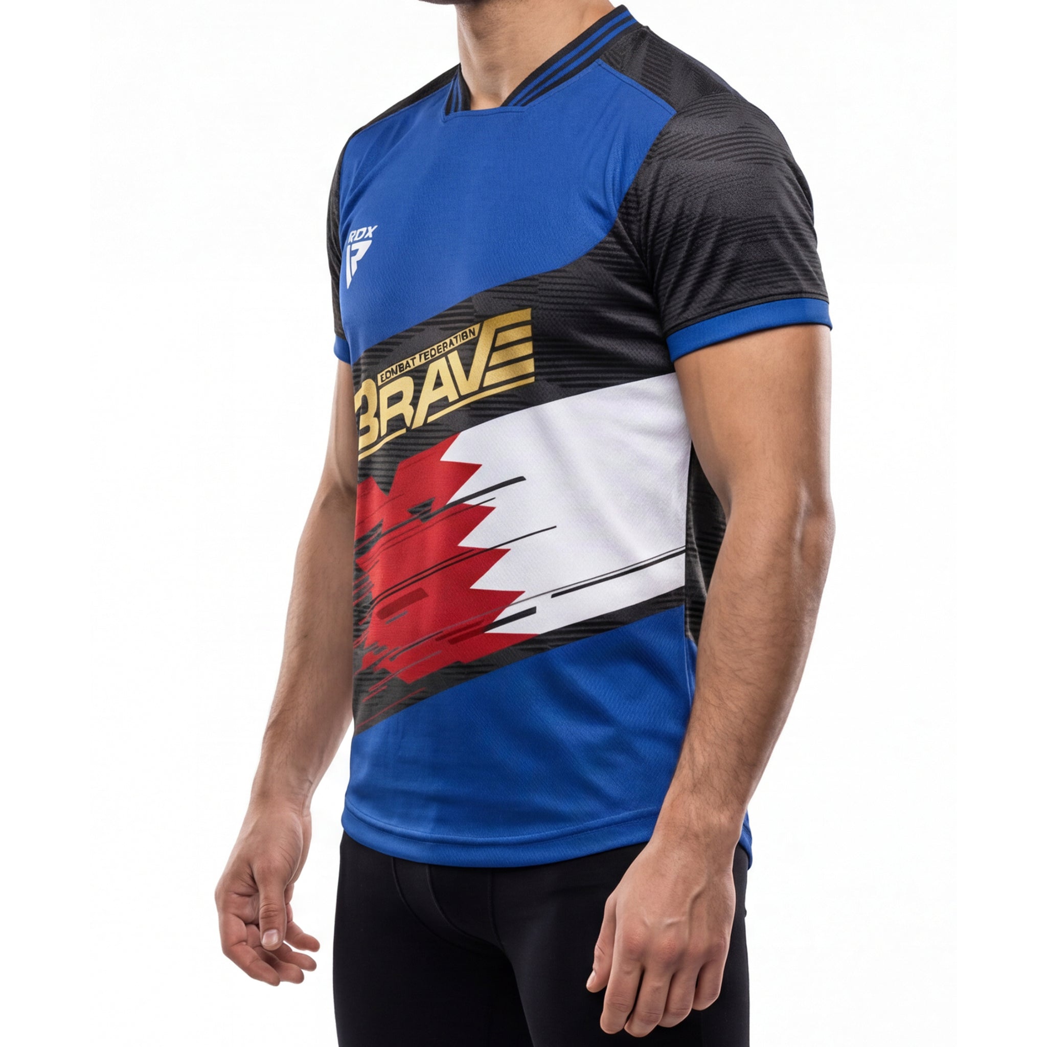 BRAVE RDX Fighter walkout Blue T-shirt
