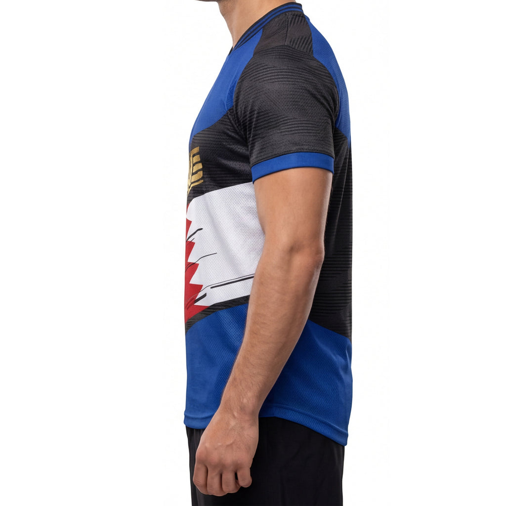 BRAVE RDX Fighter walkout Blue T-shirt
